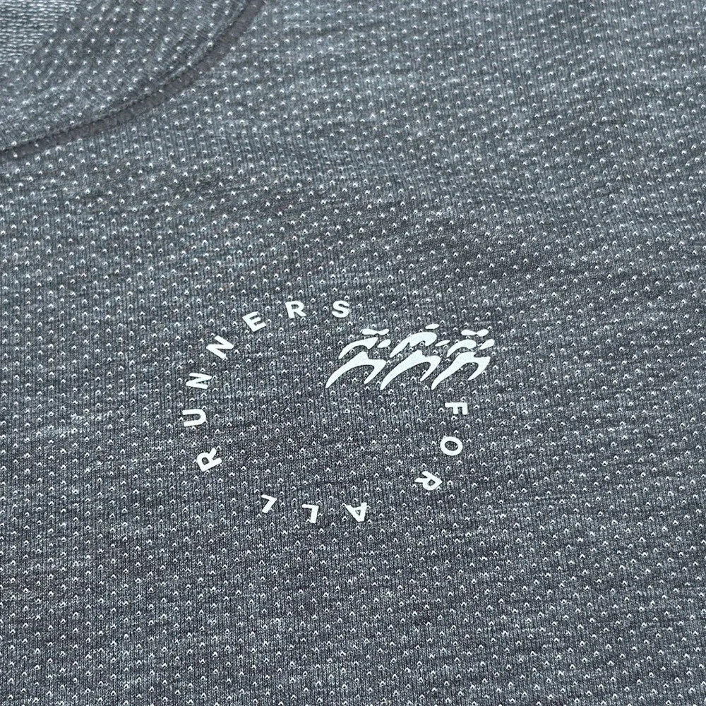 Lululemon Run Crew Graphic Mesh Short Sleeve heather grey‎ NWT size medium